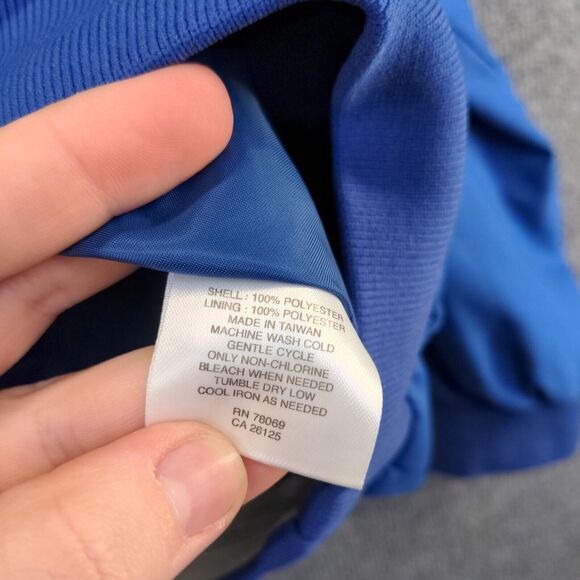 Callaway Golf Sport Men's Outerwear Jacket Blue XL Pullover Brushed Microfiber - Picture 10 of 13